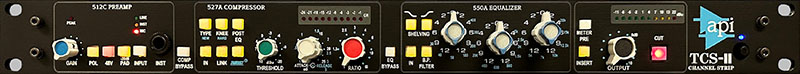 API (Automated Processes Inc) TCS-II Channel Strip 動(dòng)態(tài)/均衡處理器