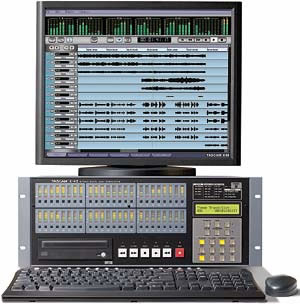 Tascam X-48 48軌道的混合型硬盤工作站