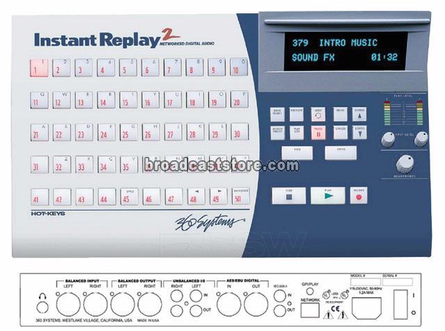 360 Systems DR600 硬盤(pán)錄音機(jī)，即時(shí)播放硬盤(pán)錄音機(jī)